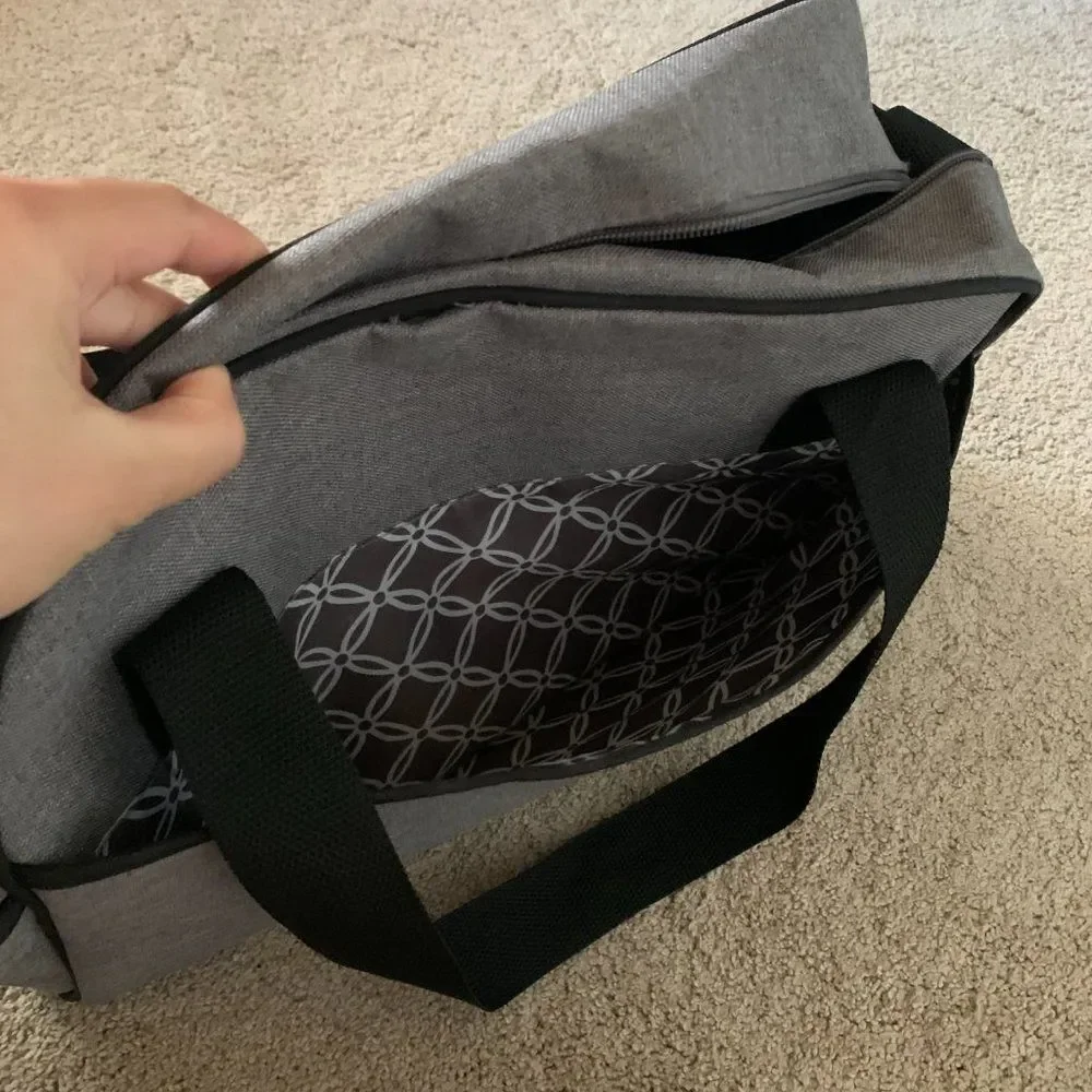 Gray carters diaper bag